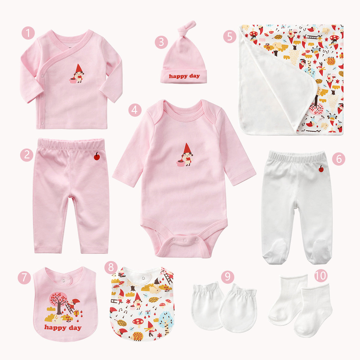 Ten-piece Set Full Moon Baby Gifts