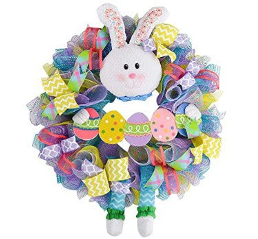 Cute Easter Rabbit Wreath
