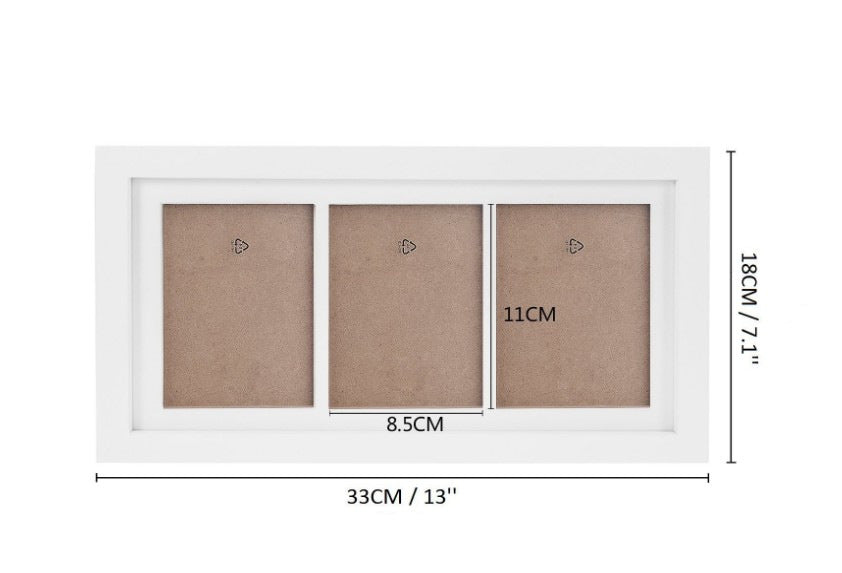 Baby Hand And Foot Print Wooden Photo Frame