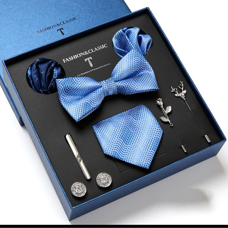 Men's Gift Box Tie Fashion Scarf Combination
