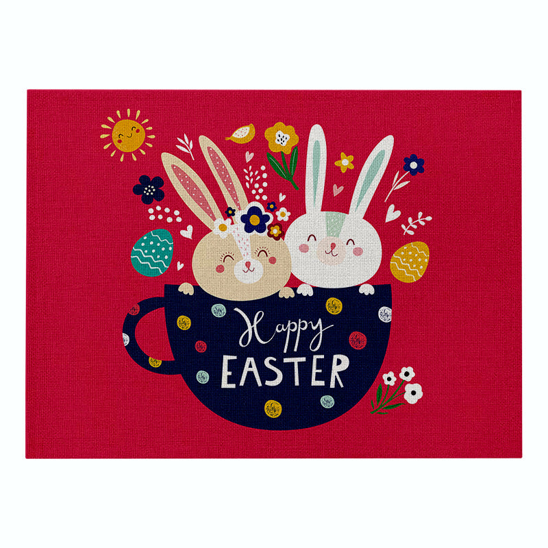 Coaster Anti-scalding Cotton And Linen Western Placemat