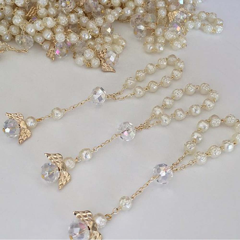 Angel Rosary Christening Bracelets