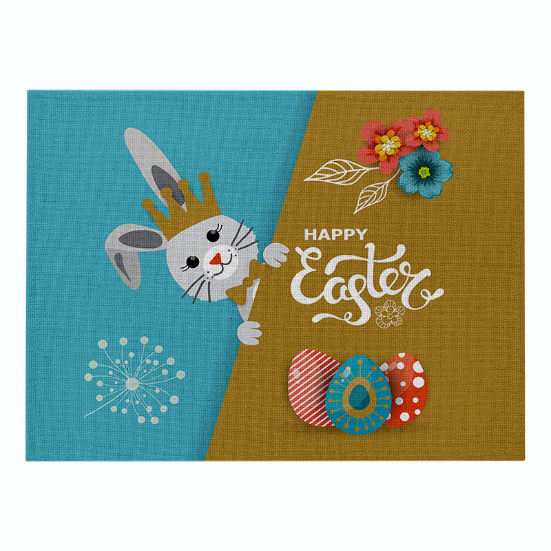 Coaster Anti-scalding Cotton And Linen Western Placemat