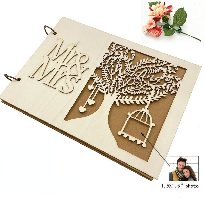 Wedding Guests Sign In Signature Book