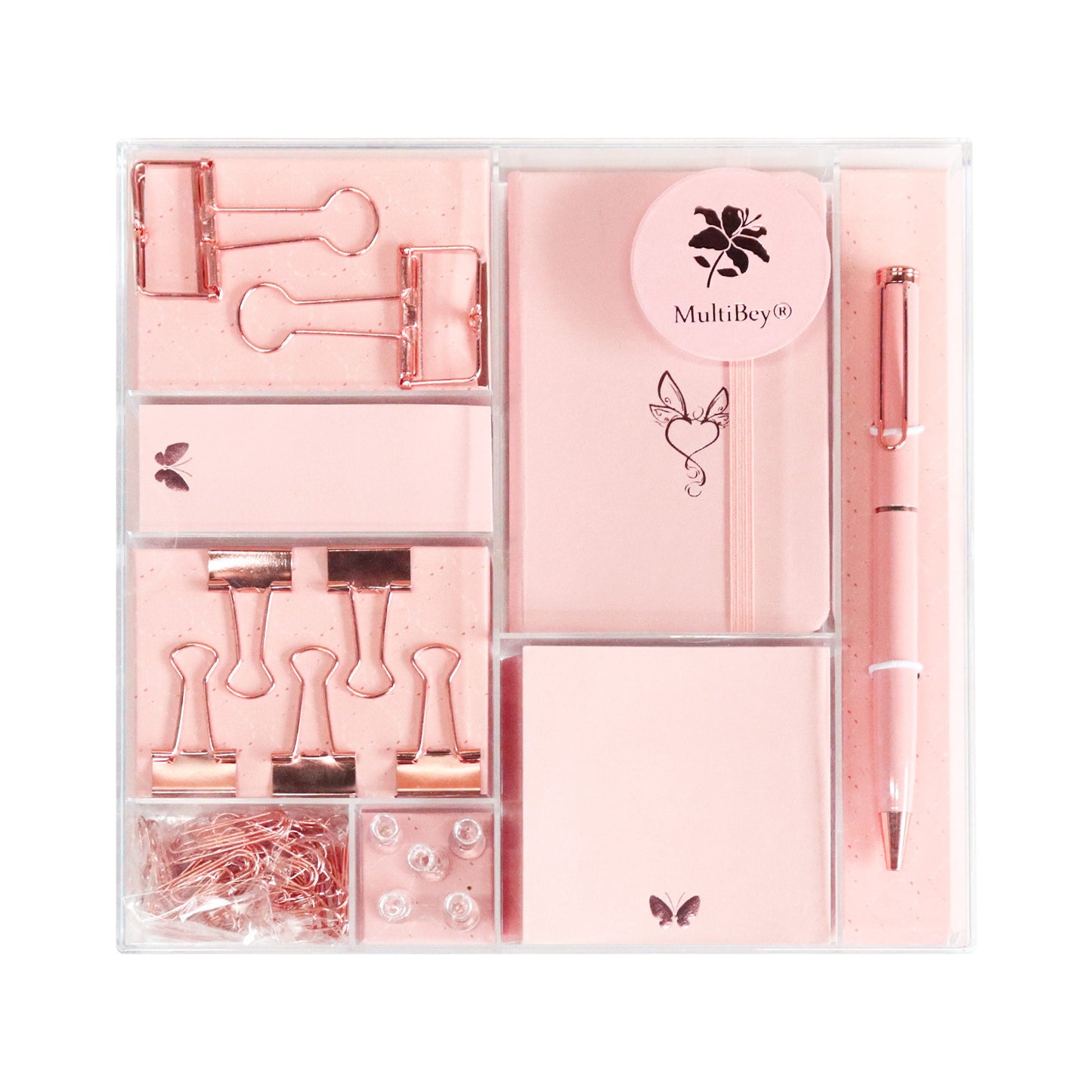 Rose Gold Stationery Set