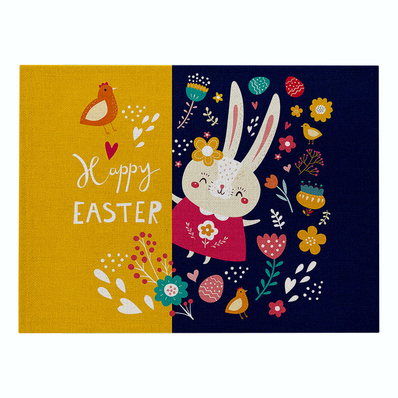 Coaster Anti-scalding Cotton And Linen Western Placemat
